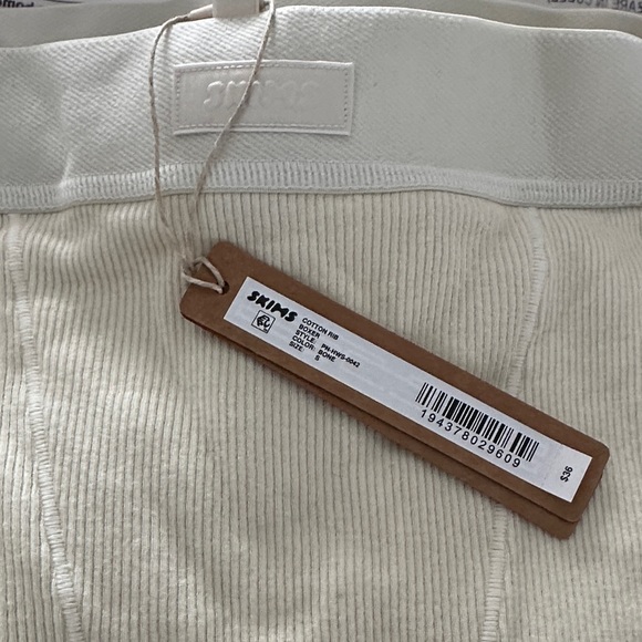 Cream Ribbed Boxer Briefs - Picture 3 of 3